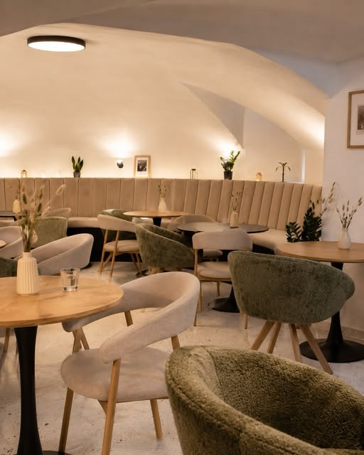Interiér Take It Bistro v kaštieli